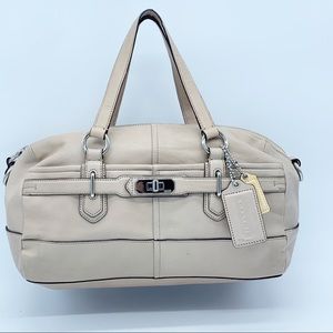 Coach blush  pink leather Chelsea Reese satchel